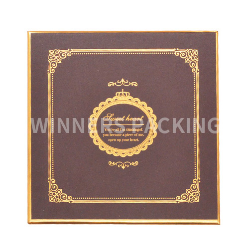 Hot stamping gift paper box packaging