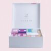 Front view of luxury rigid box packaging