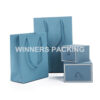 Front view of foldable jewelry drawer gift box