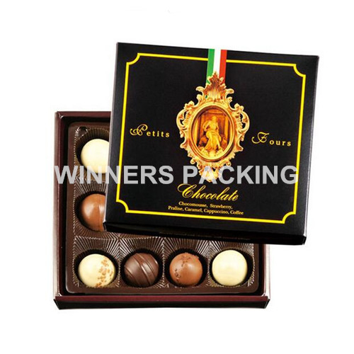 Luxury customized paper chocolate gift box
