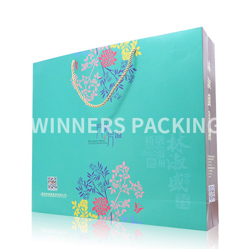 New custom paper shopping bag with handle and logo