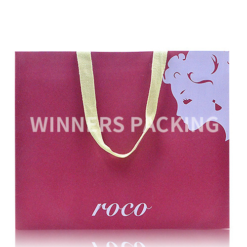 Newest custom printed paper shopping and gift bag