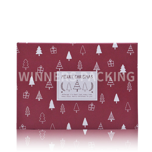 Luxury design printed paper gift box with custom logo