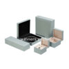 Front view of handmade customized paper jewelry box