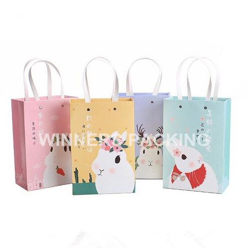 Top-quality luxury gift paper shopping bag with OEM logo