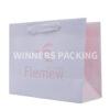 Custom fashion style paper shopping bag with logo