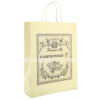 Custom Printed Logo Cheap Brown Kraft Paper Bag With Handle For Wholesale - Image 3