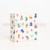 Side view of kids' cartoon animal gift box