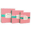 Front view of Christmas luxury custom printed gift box