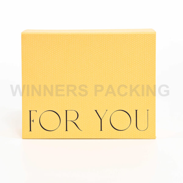 Eco-friendly textured special paper foldable gift box – Sustainable luxury packaging