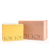 Close-up of texture on eco-friendly gift box