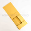 Opened view of eco-friendly textured gift box
