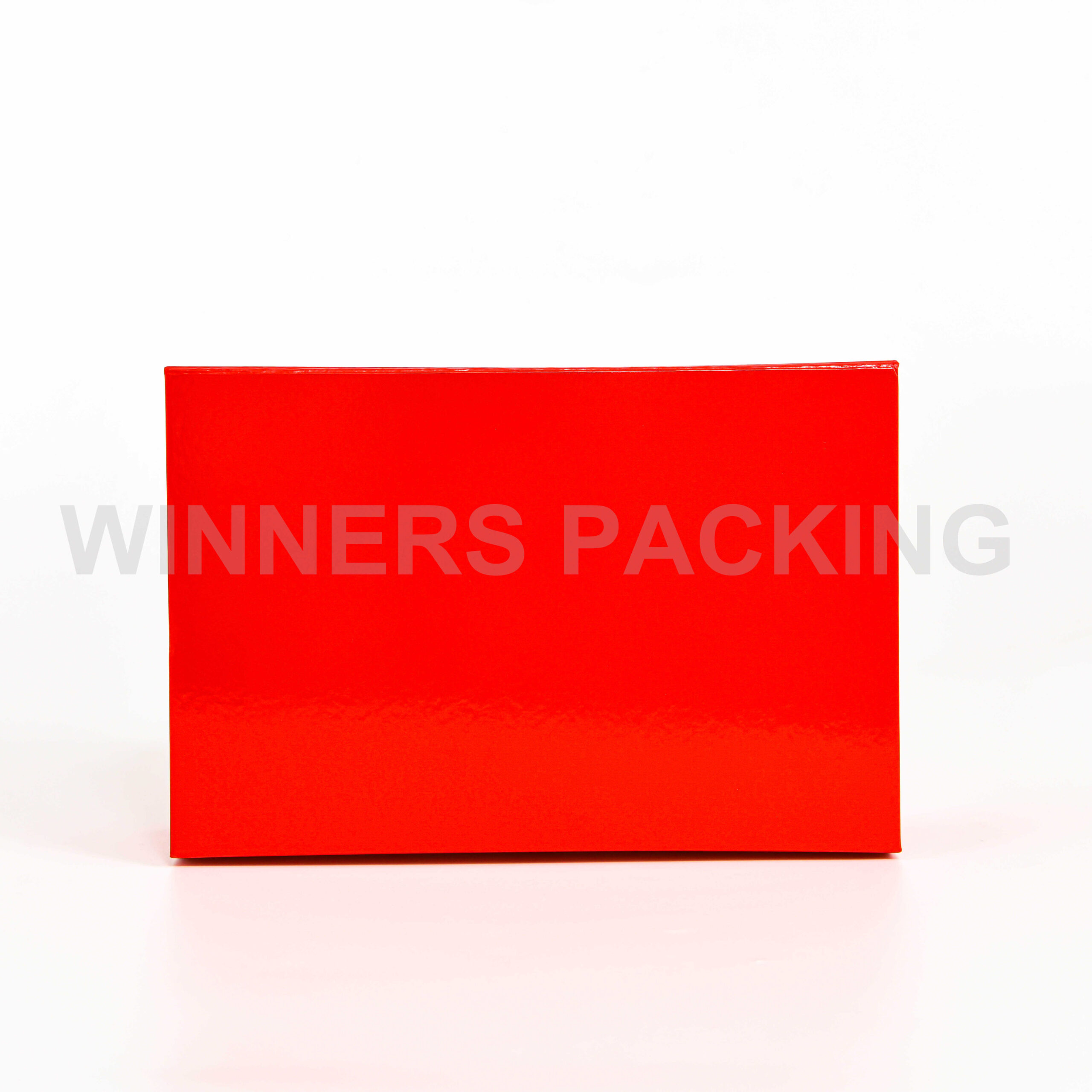Red Glossy Laminated Foldable Gift Box – Shiny Finish Luxury Packaging