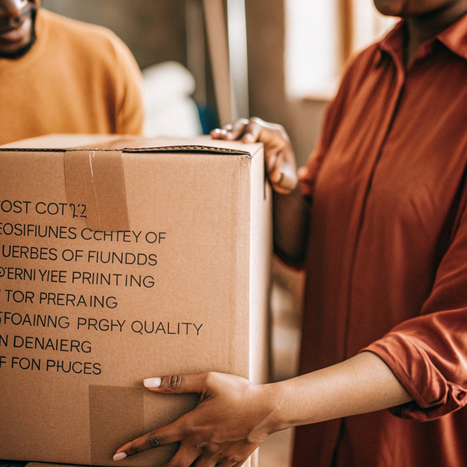 A stack of different sized cardboard boxes with a price tag on one